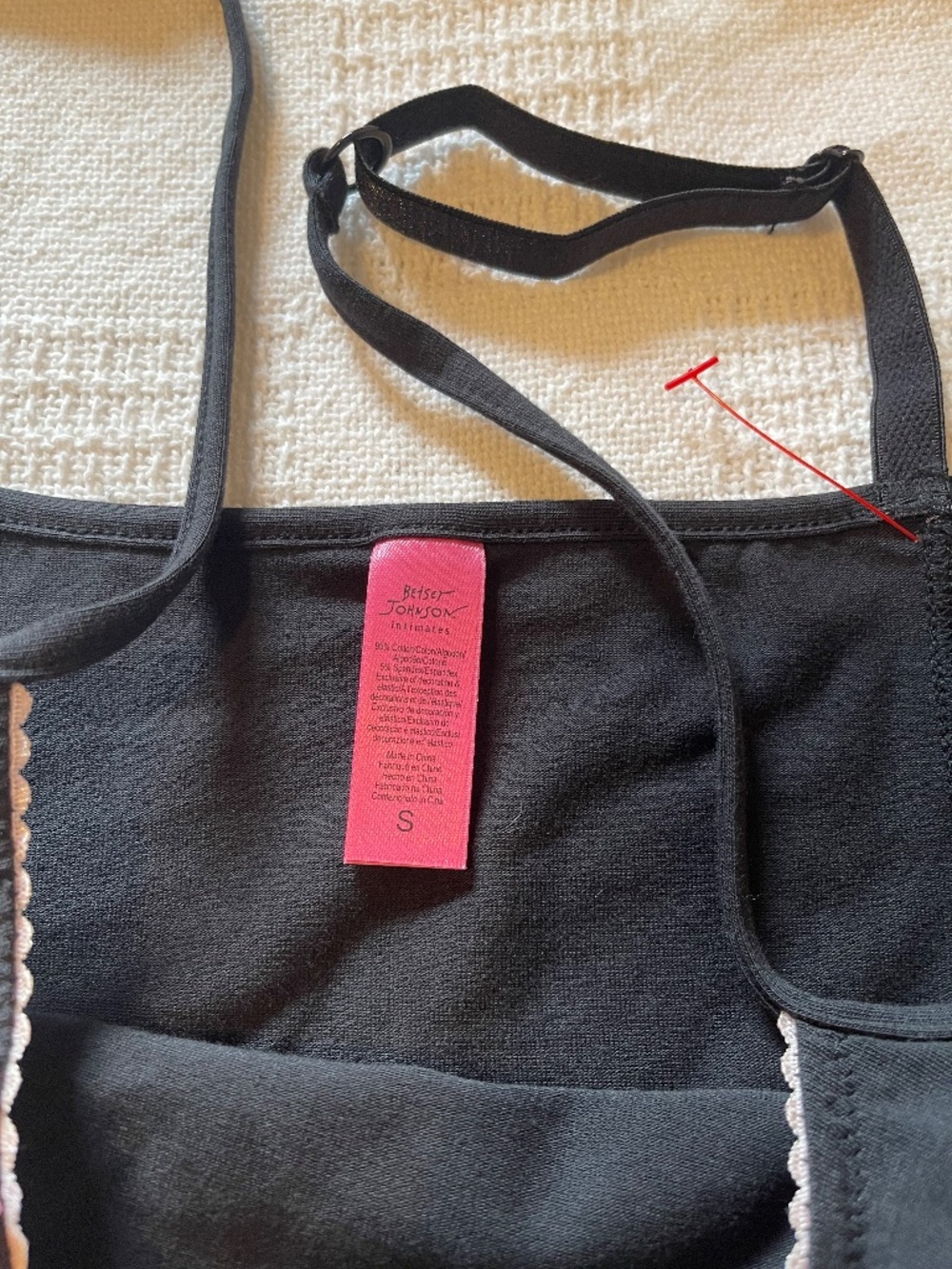 Vintage deadstock betsy johnson intimates camisole - Picture 4 of 6